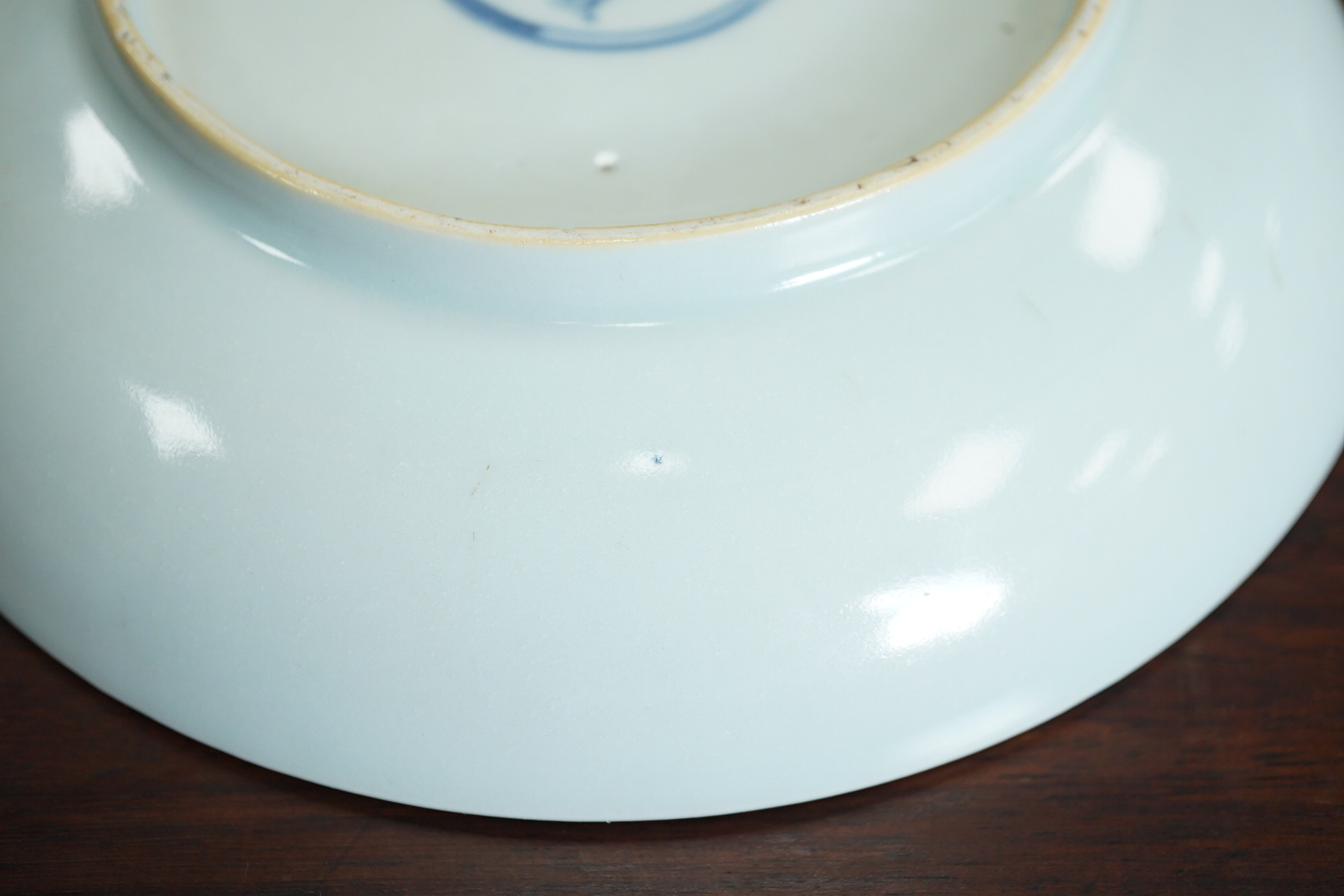 A Chinese famille verte dish, Xuande mark but later